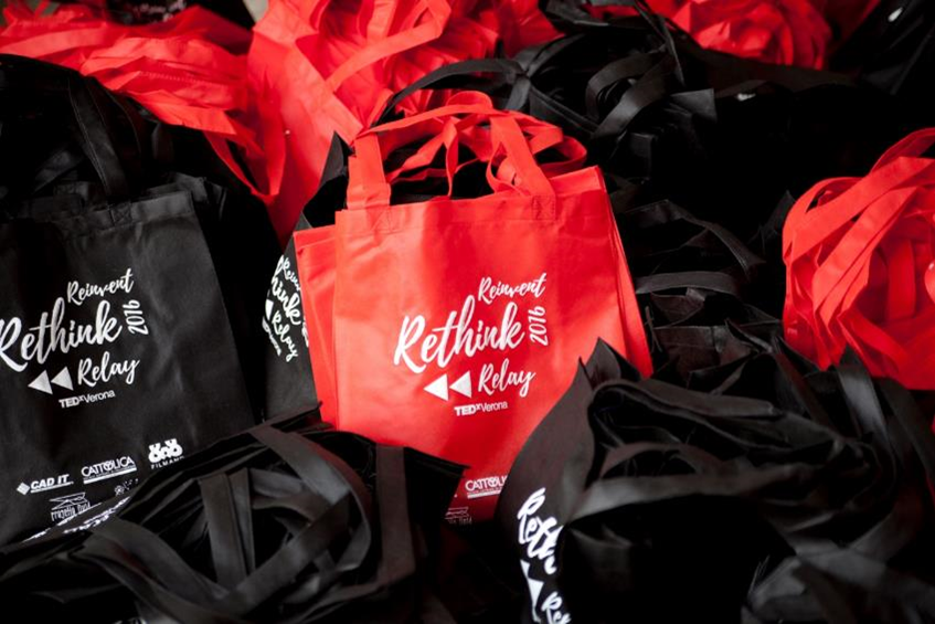 Reinvent Rethink Relay 2016 bags