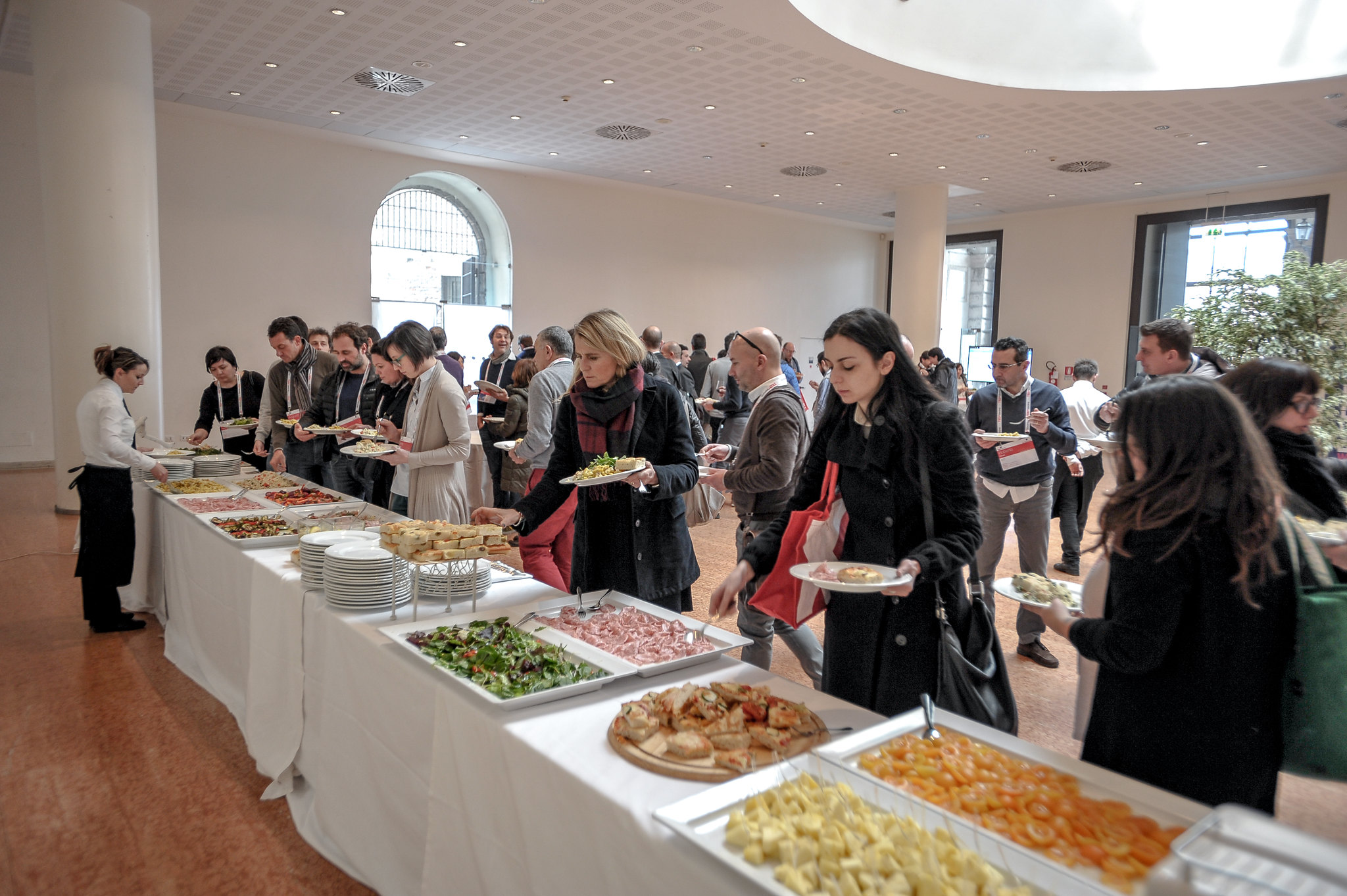 Buffet lunch at TEDxVerona event