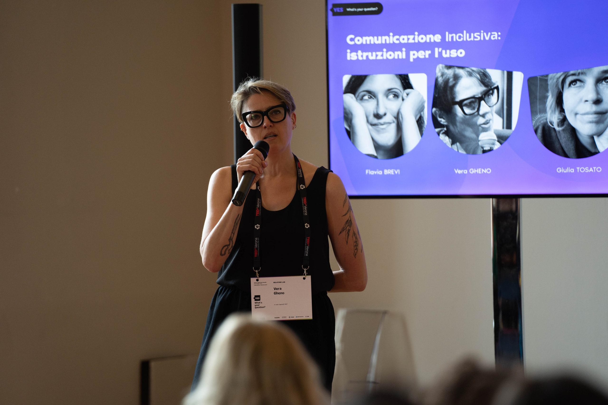 Speaker presenting at workshop